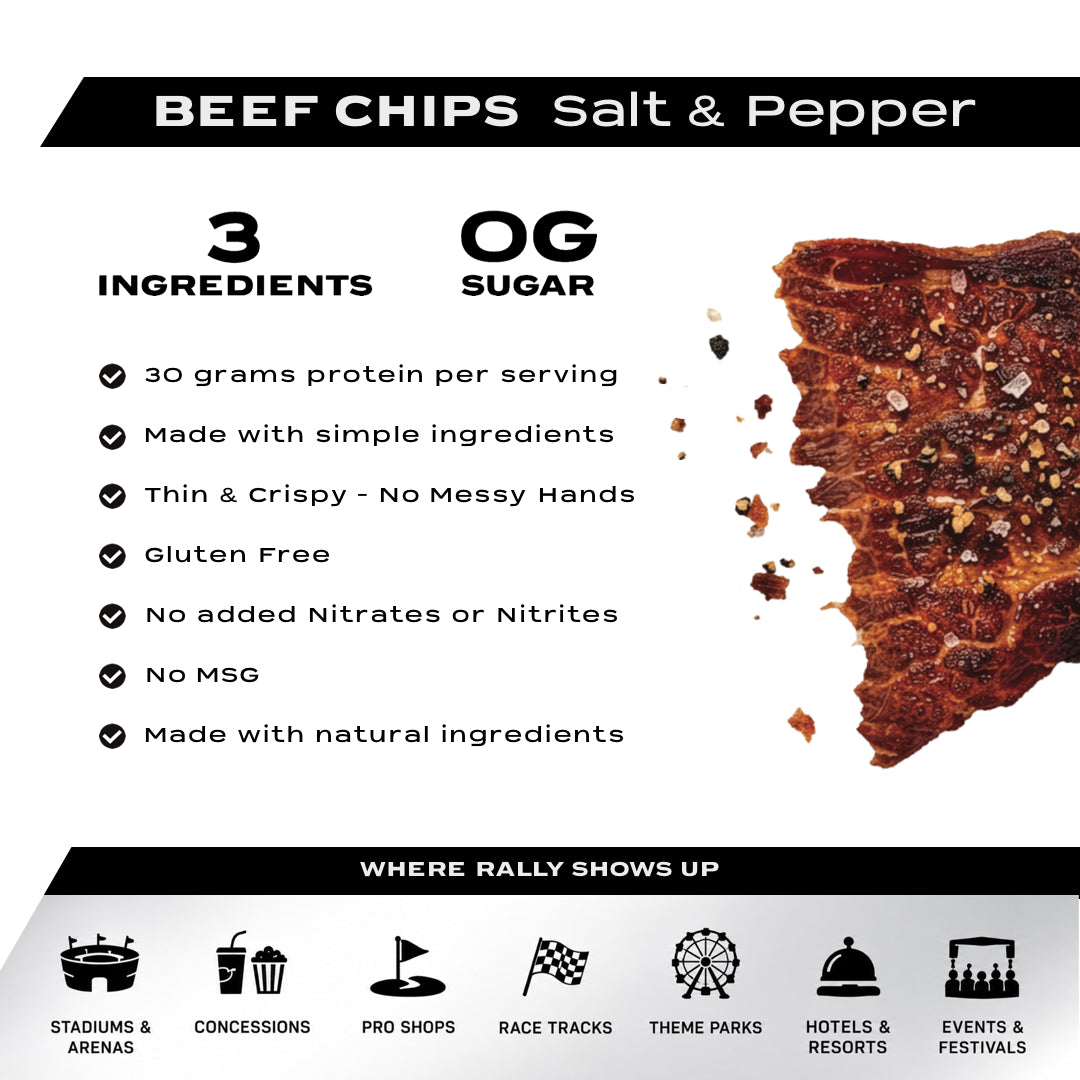 Wholesale Beef Chips Salt & Pepper